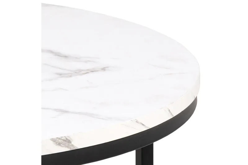 Belgrat Soffbord 80 cm Rund - Vit - Möbler - Bord & matgrupper - Soffbord
