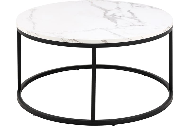 Belgrat Soffbord 80 cm Rund - Vit - Möbler - Bord & matgrupper - Soffbord