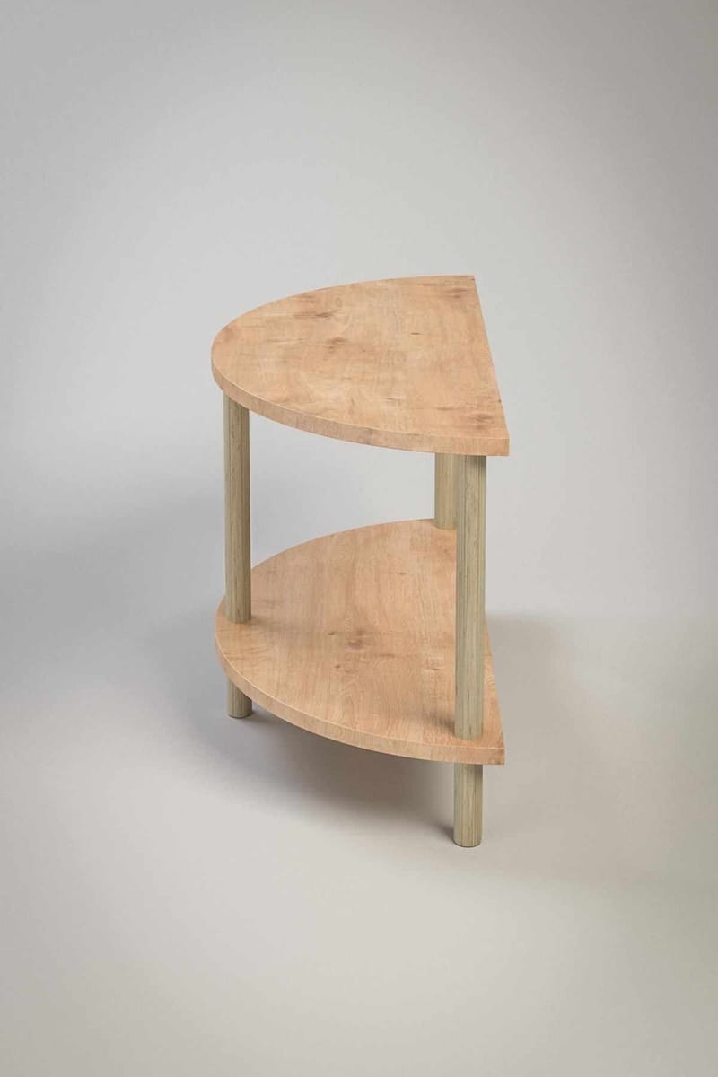 Belvo Soffbord 60x42x30 cm - Sapphire Oak - Möbler - Bord & matgrupper - Soffbord