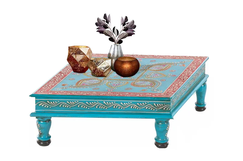 Bence Soffbord 40 cm - Turkos - Möbler - Bord & matgrupper - Soffbord