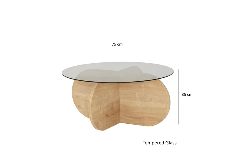 Bengul Soffbord 75 cm - Grå - Möbler - Bord & matgrupper - Soffbord