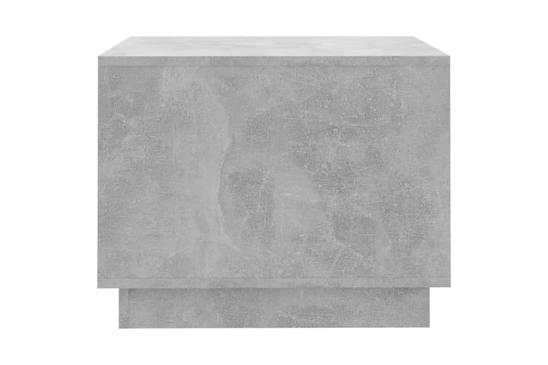 Soffbord betonggrå 55x55x43 cm spånskiva - Grå - Soffbord