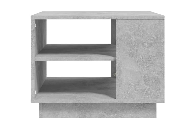 Soffbord betonggrå 55x55x43 cm spånskiva - Grå - Soffbord