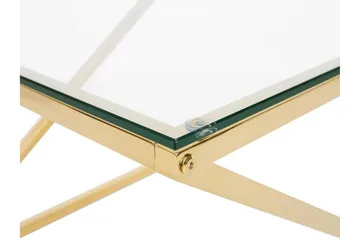 Beverly Kvadratiskt Soffbord 60 cm i Glas - Transparent - Möbler - Bord & matgrupper - Soffbord