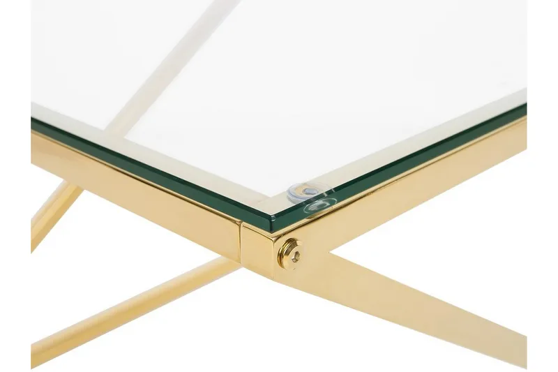 Beverly Kvadratiskt Soffbord 60 cm i Glas - Transparent - Möbler - Bord & matgrupper - Soffbord