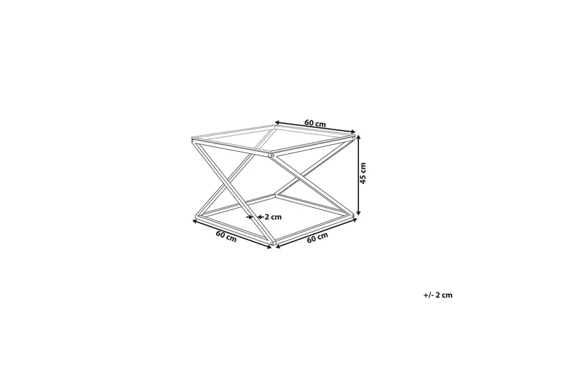 Beverly Soffbord 60 cm - Silver - Möbler - Bord & matgrupper - Soffbord