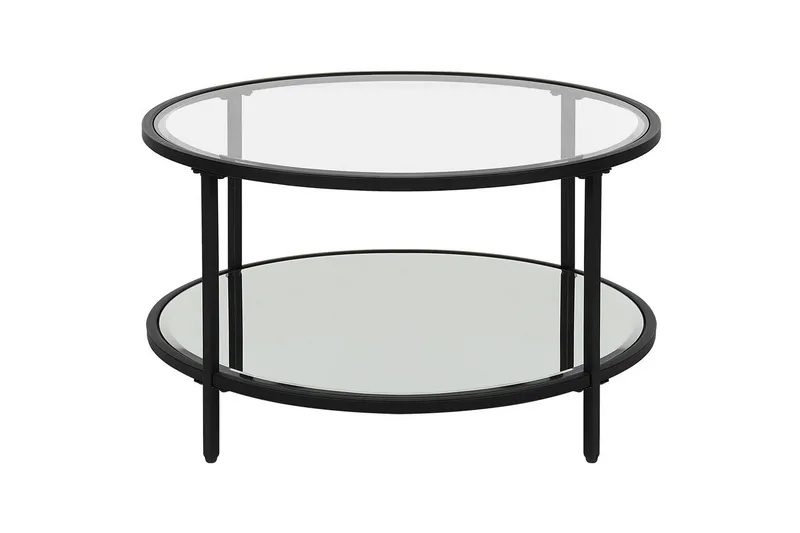 Soffbord Birney Svart/genomskinlig - Svart/genomskinlig - Möbler - Bord & matgrupper - Soffbord