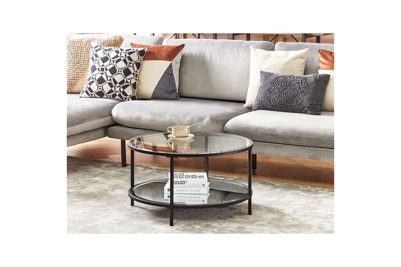 Soffbord Birney Svart/genomskinlig - Svart/genomskinlig - Möbler - Bord & matgrupper - Soffbord