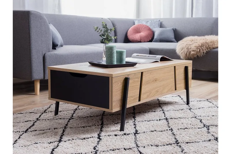 Blackpool Soffbord 107 cm - Trä/Natur - Möbler - Bord & matgrupper - Soffbord