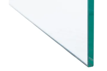 Bonisiolo Rektangulärt Soffbord 110x55 cm i Böjt Glas - Transparent - Möbler - Bord & matgrupper - Soffbord