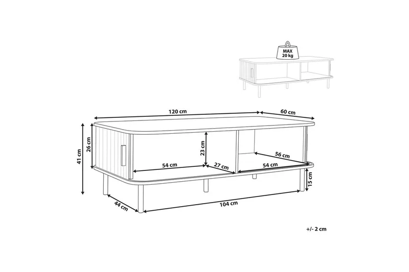 Soffbord Bradley - Möbler - Bord & matgrupper - Soffbord