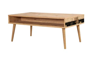 Brokind Soffbord 110 cm med Förvaring Hylla Två - Natur - Möbler - Bord & matgrupper - Soffbord