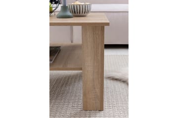 Bulanda Soffbord 60 cm med Förvaring Hylla - Natur - Möbler - Bord & matgrupper - Soffbord