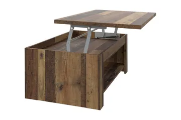 Cadle Soffbord 110 cm med Förvaring Hylla - Brun - Möbler - Bord & matgrupper - Soffbord