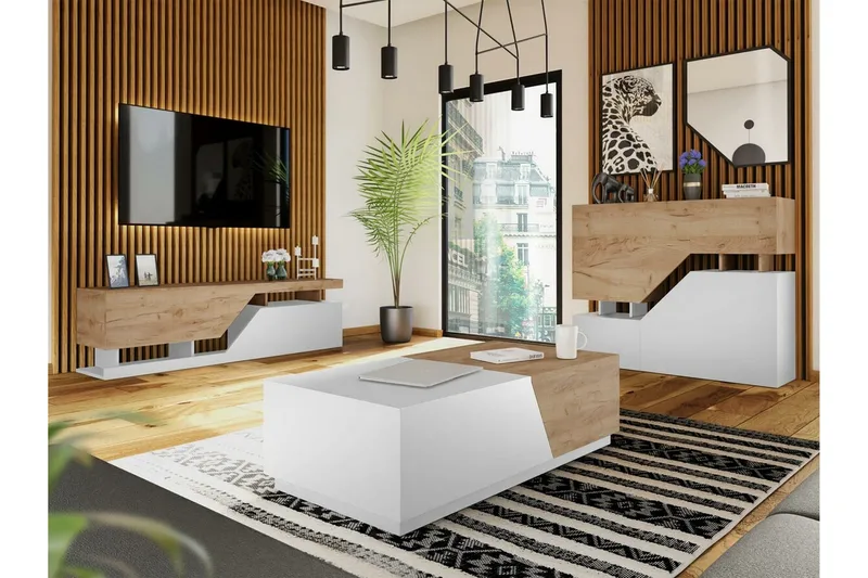 Carbost Soffbord 60 cm White - Möbler - Bord & matgrupper - Soffbord