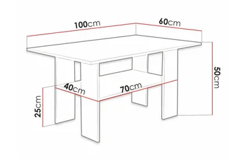 Carnew Soffbord 60 cm Black - Möbler - Bord & matgrupper - Soffbord