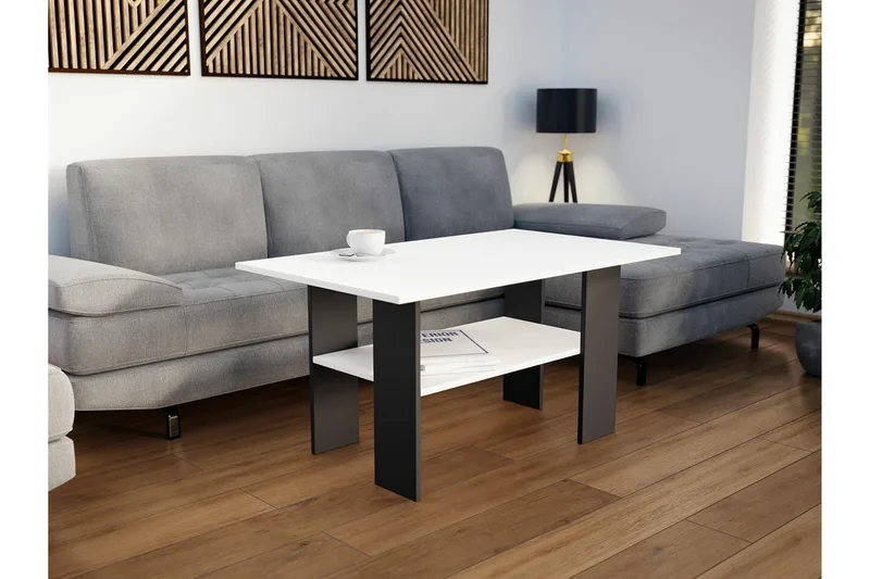 Carnew Soffbord 60 cm White - Möbler - Bord & matgrupper - Soffbord