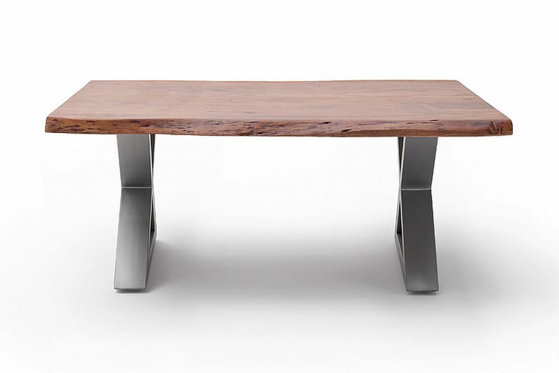Cartagena Soffbord 110 cm Ben X-form - Antracit/Mörkbrun - Möbler - Bord & matgrupper - Soffbord