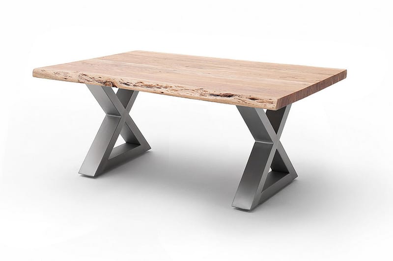 Cartagena Soffbord 110 cm Ben X-form - Brun Ek - Möbler - Bord & matgrupper - Soffbord