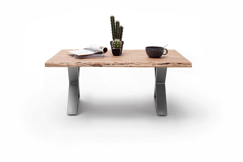 Cartagena Soffbord 110 cm Ben X-form - Brun Ek - Möbler - Bord & matgrupper - Soffbord
