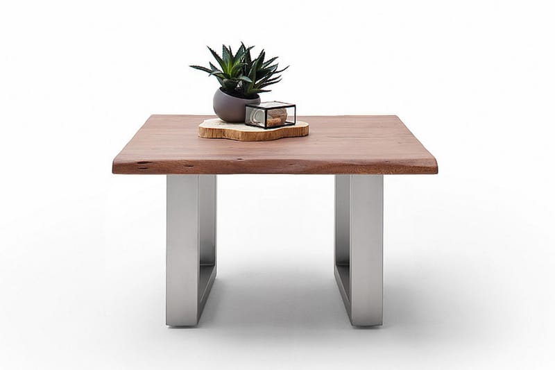 Cartagena Soffbord 75 cm Ben U-form - Brun/Silver - Möbler - Bord & matgrupper - Soffbord