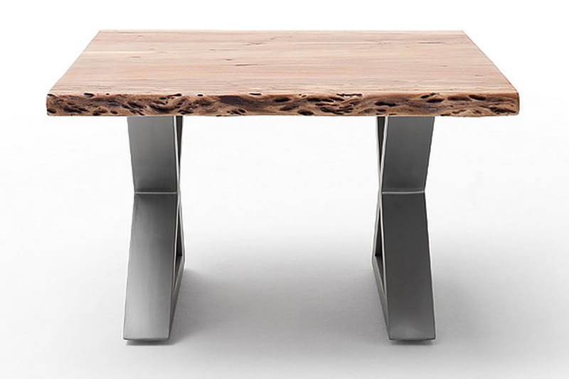 Cartagena Soffbord 75 cm Ben X-form - Brun Natur - Möbler - Bord & matgrupper - Soffbord