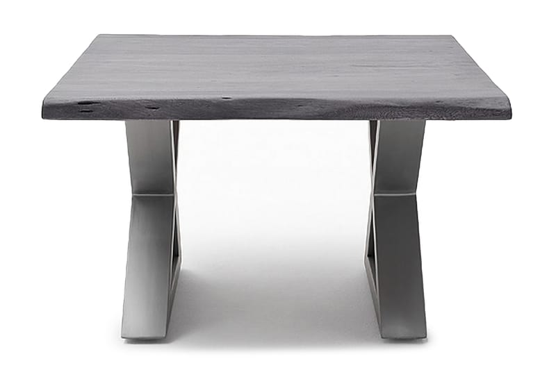 Cartagena Soffbord 75 cm Ben X-form - Silver - Möbler - Bord & matgrupper - Soffbord