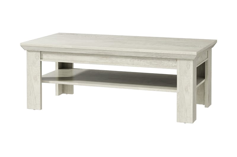 Casique Soffbord 120 cm med Förvaring Hylla - Vit - Möbler - Bord & matgrupper - Soffbord