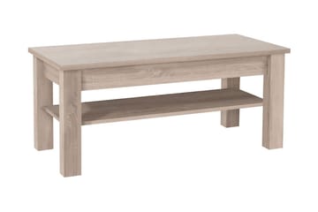 Cezara Soffbord 110 cm med Förvaring Hylla Ek - Möbler - Bord & matgrupper - Soffbord