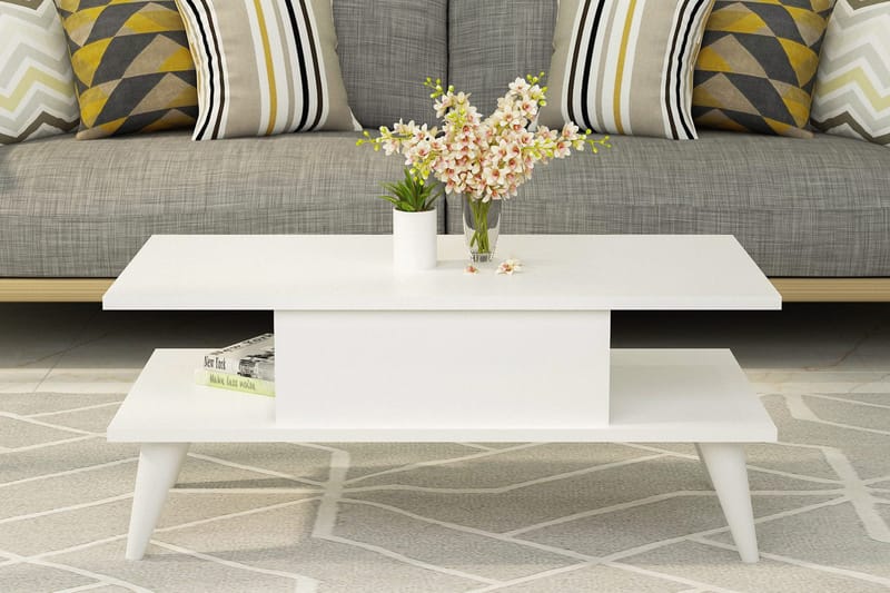 Chaing Soffbord 90x40x90 cm - Vit - Möbler - Bord & matgrupper - Soffbord