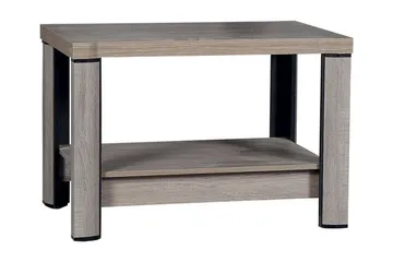 Chezum Soffbord 90 cm med Förvaring Hylla - Tryffel/Beige/Grå - Möbler - Bord & matgrupper - Soffbord