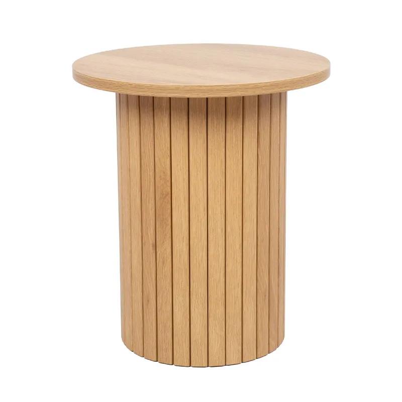 Soffbord Cindy 40x45 cm, Melamin ek, Beige