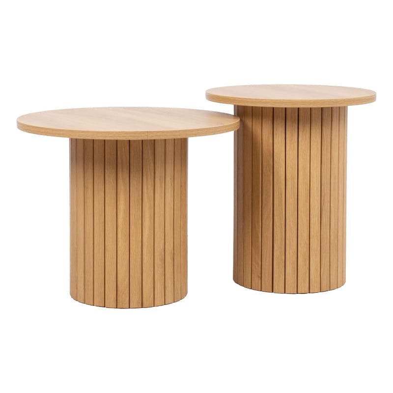 Soffbord Cindy 40x45 cm, Melamin ek - Beige - Möbler - Bord & matgrupper - Soffbord