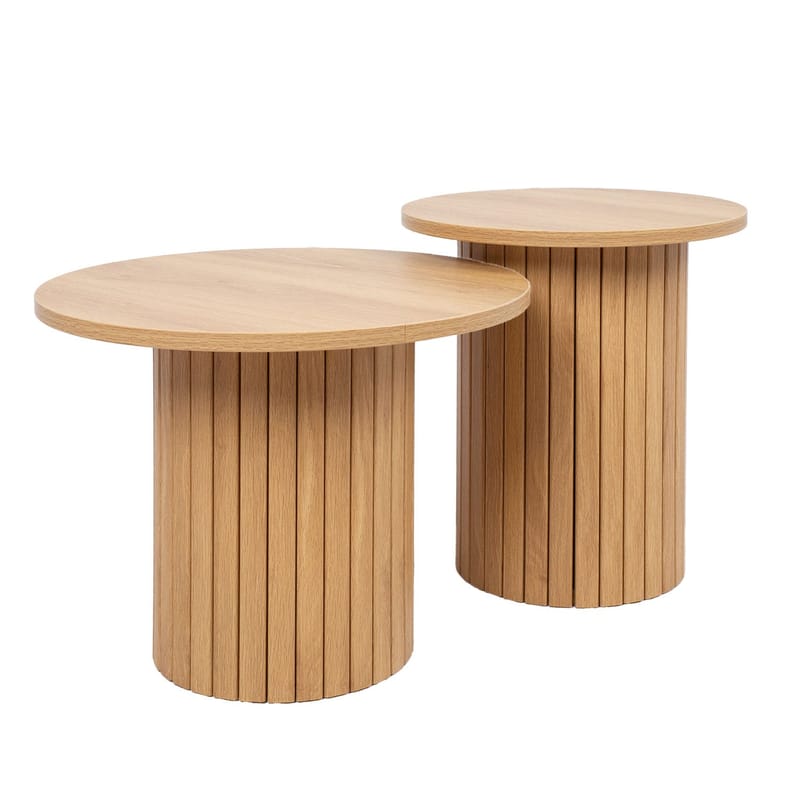 Soffbord Cindy 50x40 cm, Melamin ek - Beige - Möbler - Bord & matgrupper - Soffbord