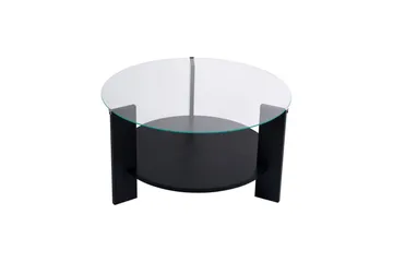 Soffbord Clara 75 cm med Glasskiva