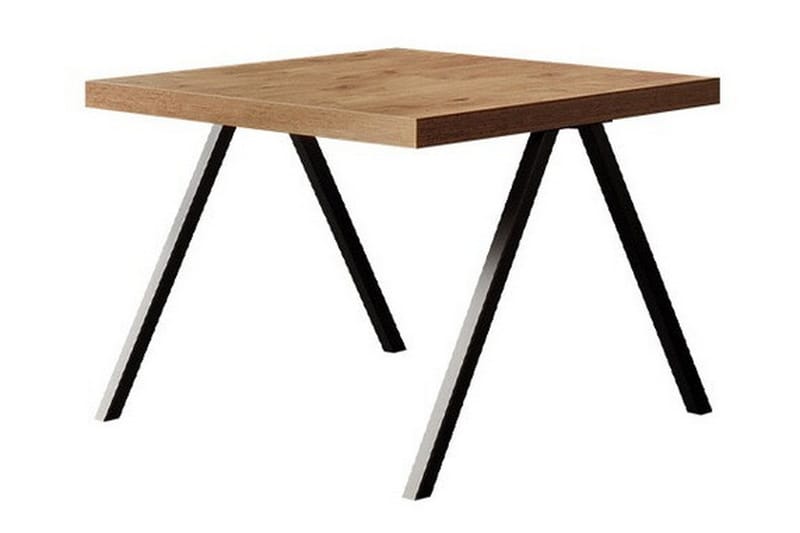 Clogsville Kvadratiskt Soffbord 60 cm i Målat Trä - Ekbrun - Möbler - Bord & matgrupper - Soffbord