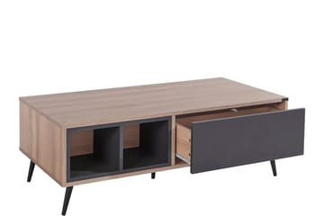 Cobham 120 cm Rektangulärt Soffbord med Lådor i Målat Trä - Ljusbrun - Möbler - Bord & matgrupper - Soffbord