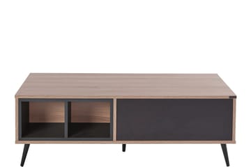 Cobham 120 cm Rektangulärt Soffbord med Lådor i Målat Trä - Ljusbrun - Möbler - Bord & matgrupper - Soffbord