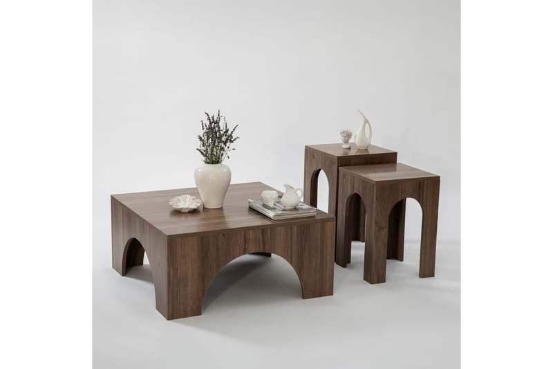 Collesium Soffbord 80 cm - Valnöt - Möbler - Bord & matgrupper - Soffbord