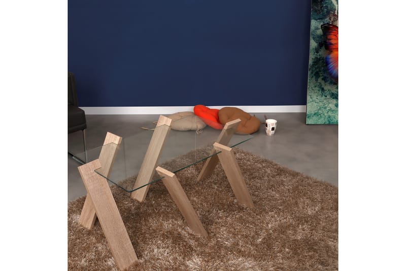 Comfortale Maxi Soffbord 92 cm - Ljusbrun - Möbler - Bord & matgrupper - Soffbord