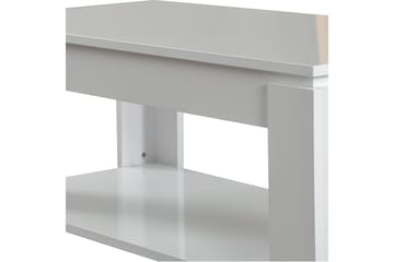 Comfortale Soffbord 104 cm med Förvaring Hylla - Vit - Möbler - Bord & matgrupper - Soffbord