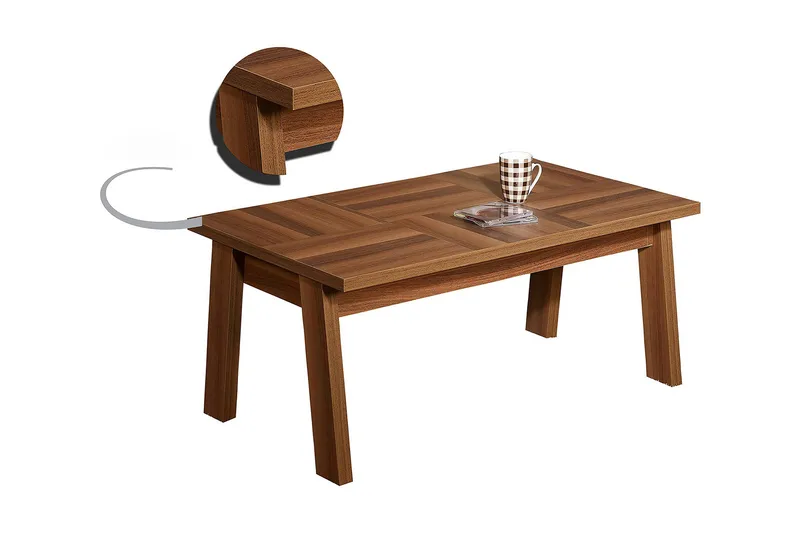 Comfortale Soffbord 108 cm - Valnötsbrun - Möbler - Bord & matgrupper - Soffbord