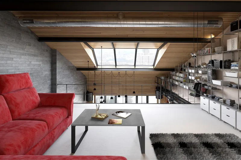 Connel Soffbord 90 cm - Betonggrå/Svart - Möbler - Bord & matgrupper - Soffbord