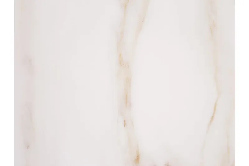 Coralla Soffbord 70 cm Runt Marmormönster - Vit/Guld - Möbler - Bord & matgrupper - Soffbord