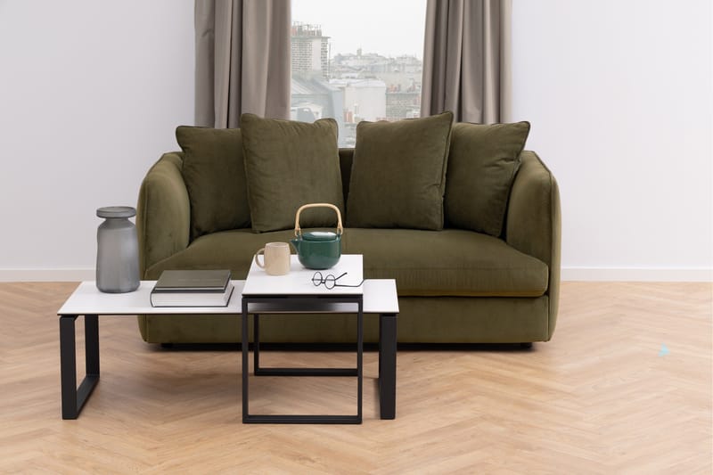 Cynthia Soffbord 115x69 cm - Vit - Möbler - Bord & matgrupper - Soffbord