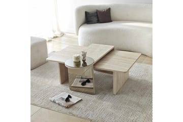 Dasina Satsbord 105 cm - Travertine - Möbler - Bord & matgrupper - Soffbord