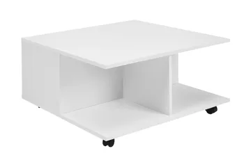 Delgadillo Soffbord 70 cm - Vit - Möbler - Bord & matgrupper - Soffbord - Soffbord med hjul