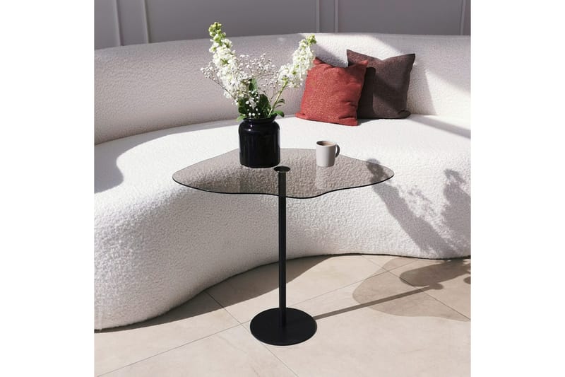 Deluxus Soffbord 60x45x60 cm Oval - Svart - Möbler - Bord & matgrupper - Soffbord