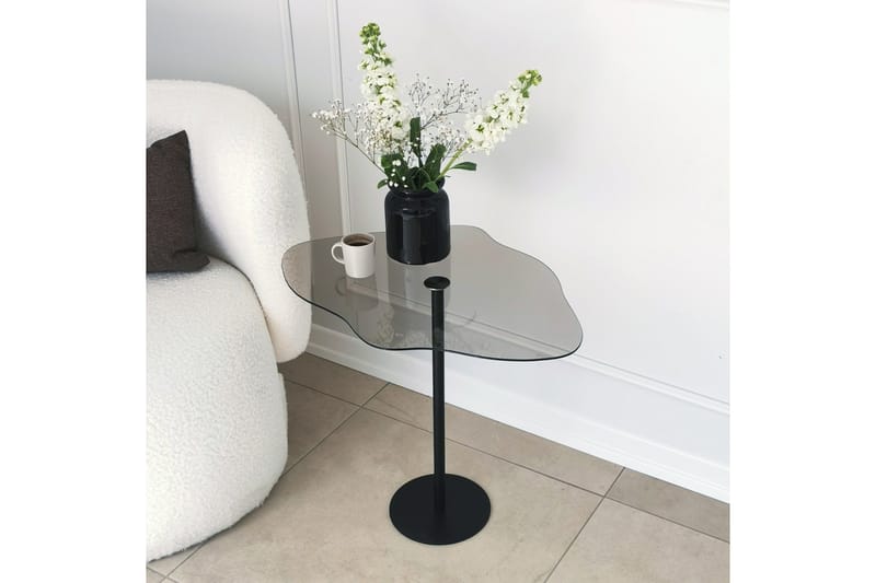 Deluxus Soffbord 60x45x60 cm Oval - Svart - Möbler - Bord & matgrupper - Soffbord