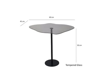 Deluxus Soffbord 60x45x60 cm Oval - Svart - Möbler - Bord & matgrupper - Soffbord
